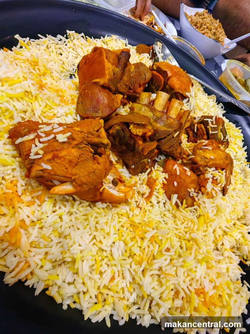 Large Platter of Rice and Meat