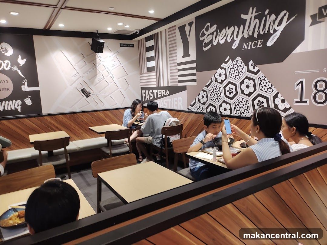 Restaurant Interior with Patrons
