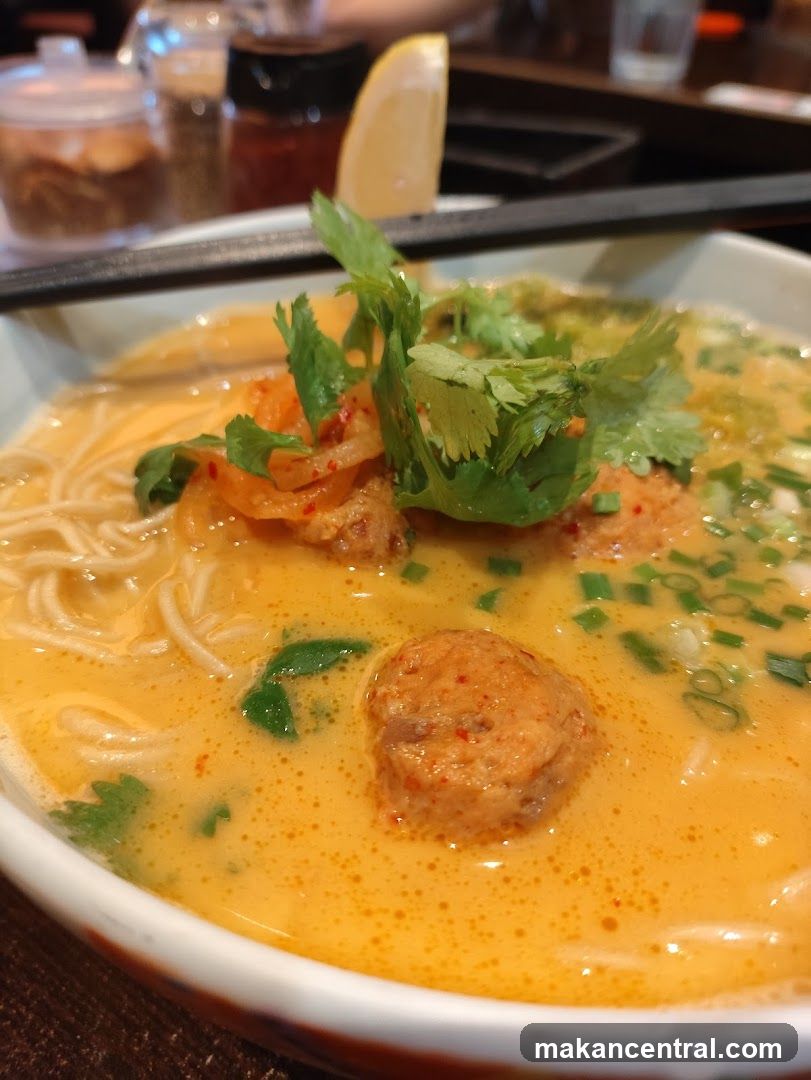 Noodle Soup with Meatballs