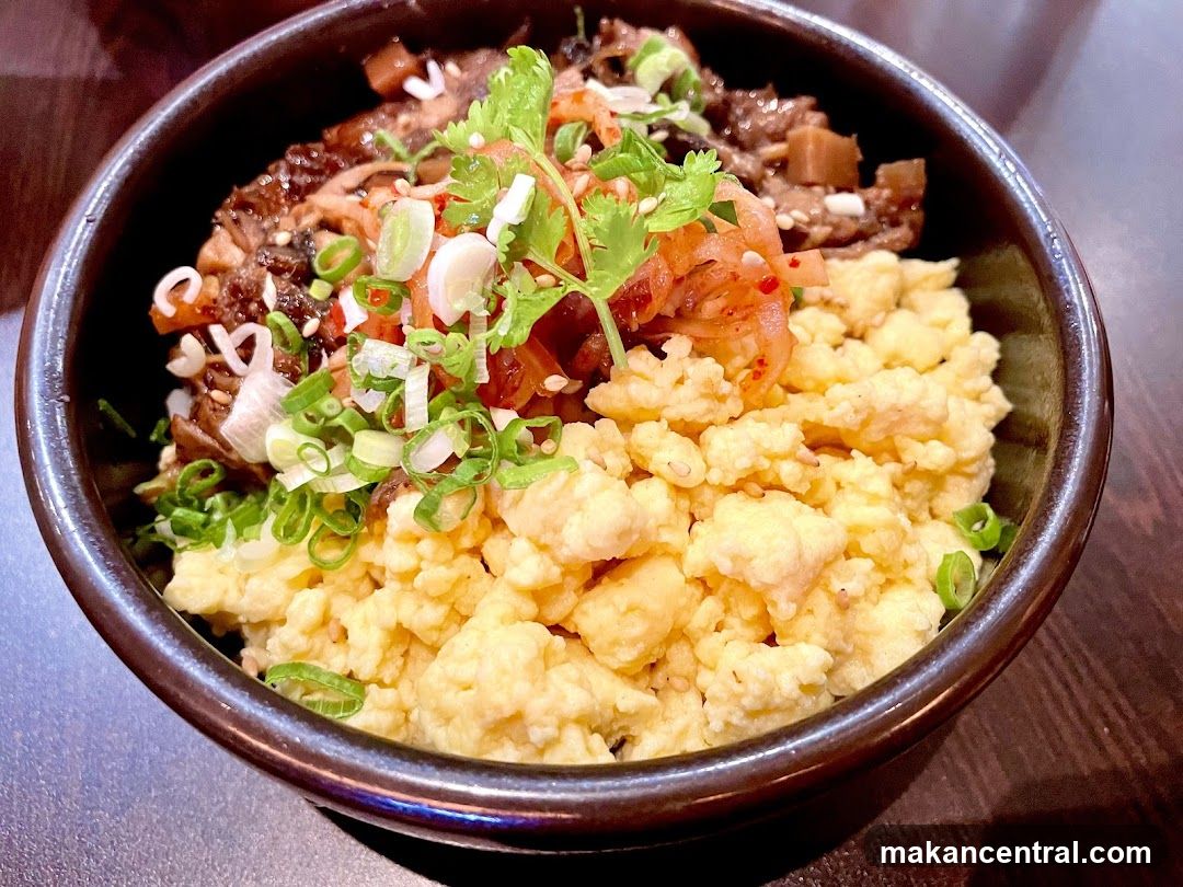 Scrambled Egg and Meat Bowl