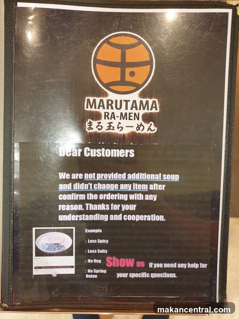 Marutama Ramen Information