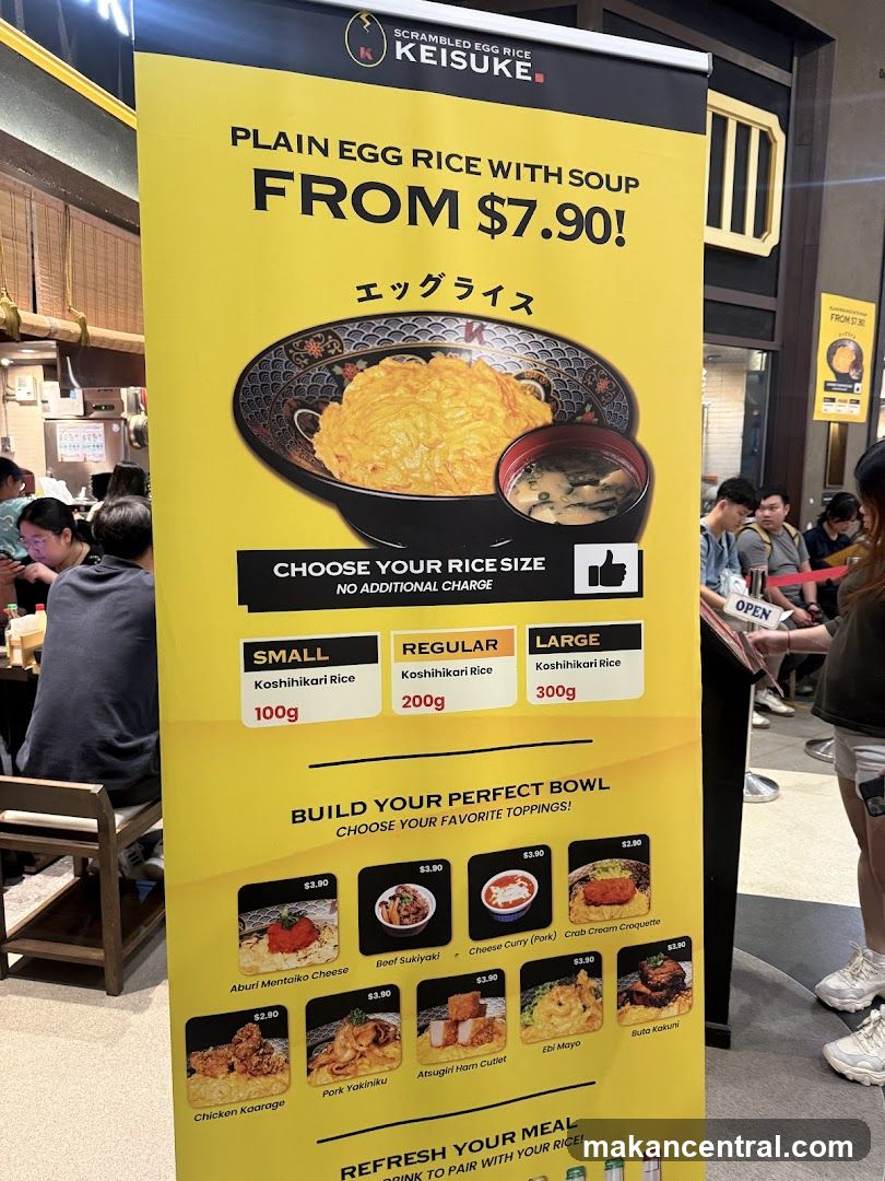 Scrambled Egg Rice Keisuke Menu