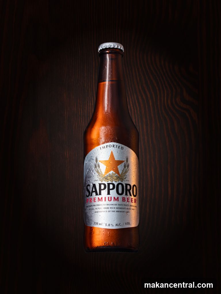 Sapporo Premium Beer Bottle