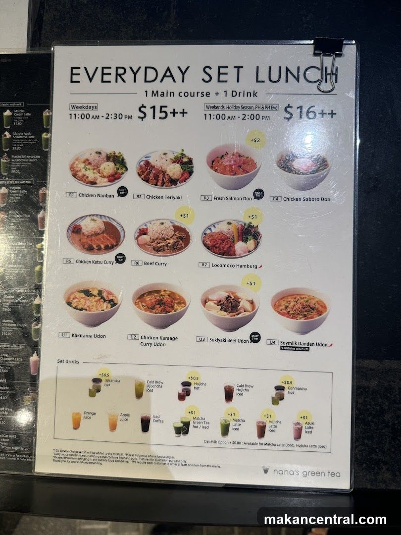 EVERYDAY SET LUNCH