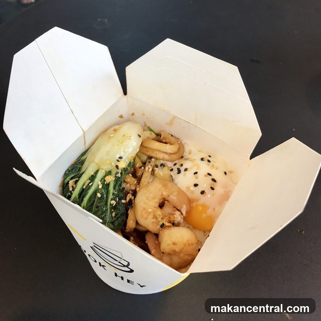 Takeout Box with Food