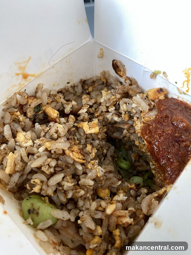 Fried Rice with Edamame and Sauce