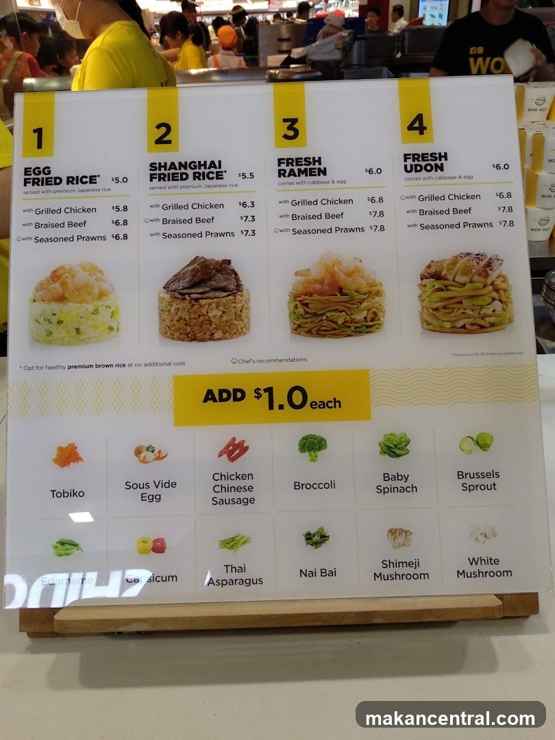 Wok Hey Menu