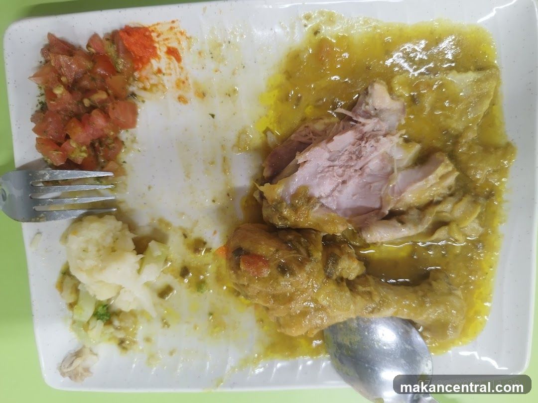 Partially Eaten Chicken Dish