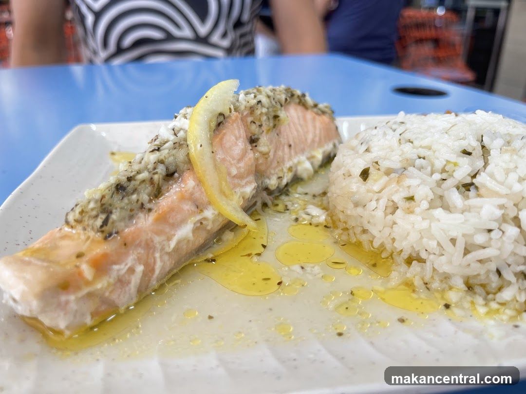 Salmon with Rice
