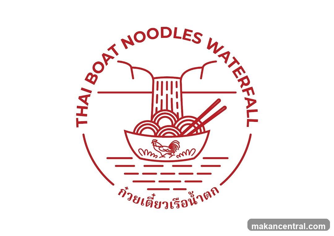 Thai Boat Noodles Waterfall Logo