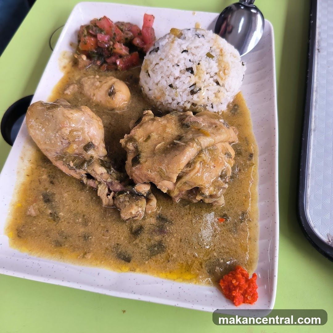Chicken Stew with Rice and Salsa