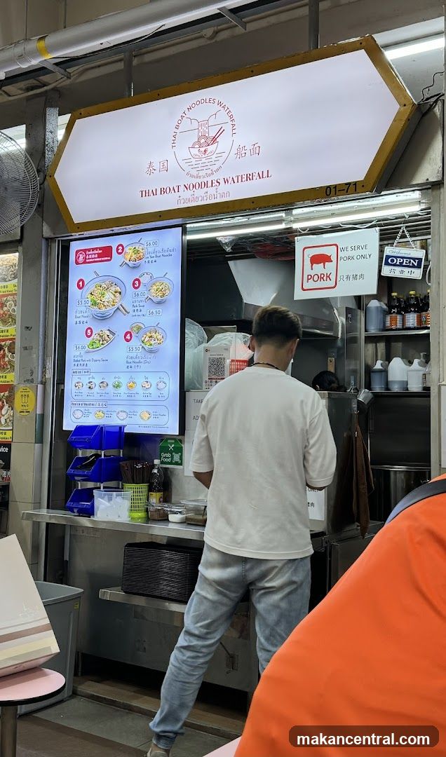 Thai Boat Noodles Waterfall Stall