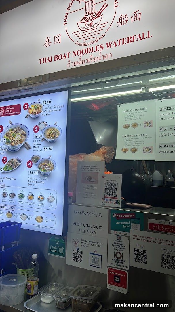 Thai Boat Noodles Waterfall Stall