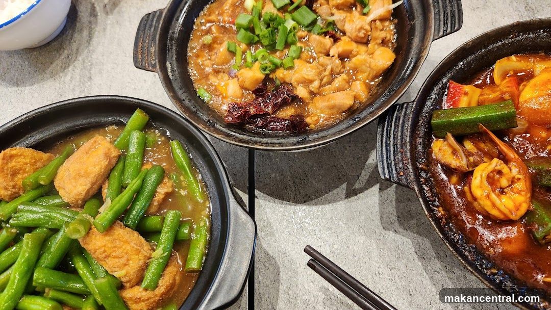 Three Clay Pot Dishes