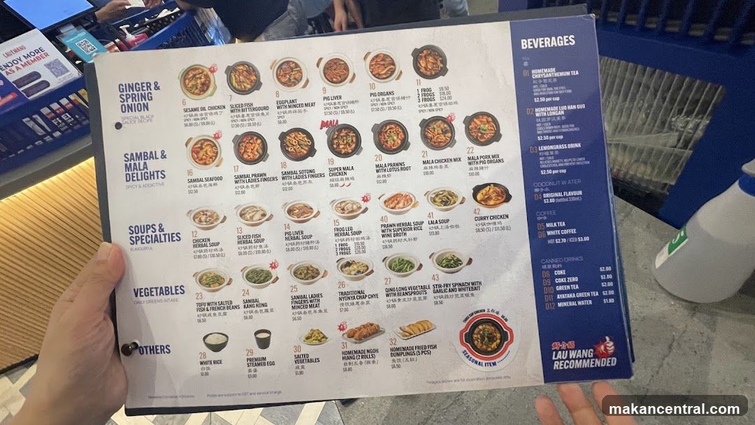 Lau Wang Menu
