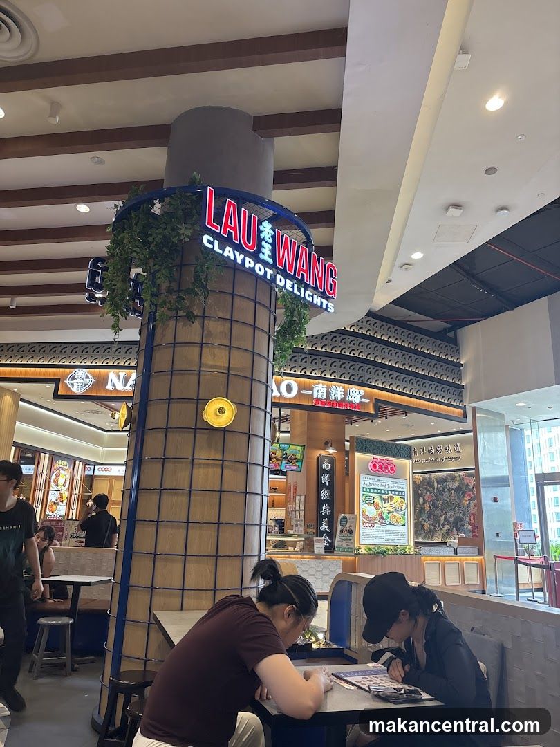 Restaurant Interior with Signage