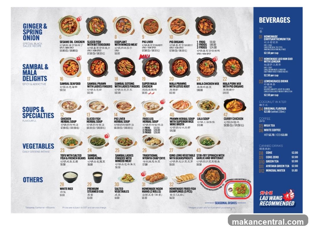 Lau Wang Menu
