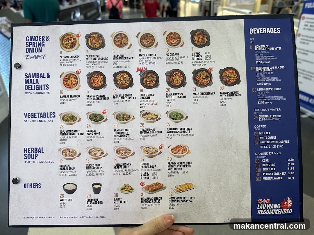 Lau Wang Recommended Menu