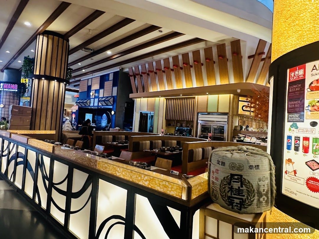 Restaurant Interior with Menu