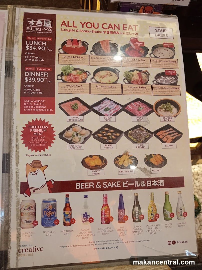 SUKI-YA ALL YOU CAN EAT Sukiyaki & Shabu-Shabu