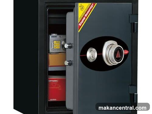 Safe with Open Door