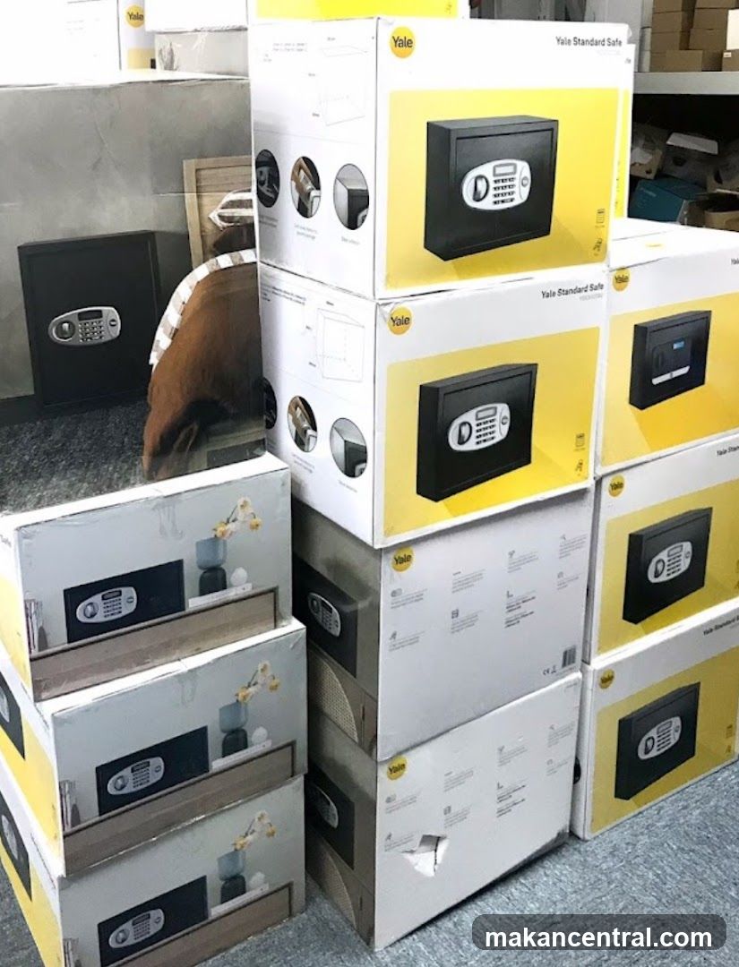 Stack of Yale Safes