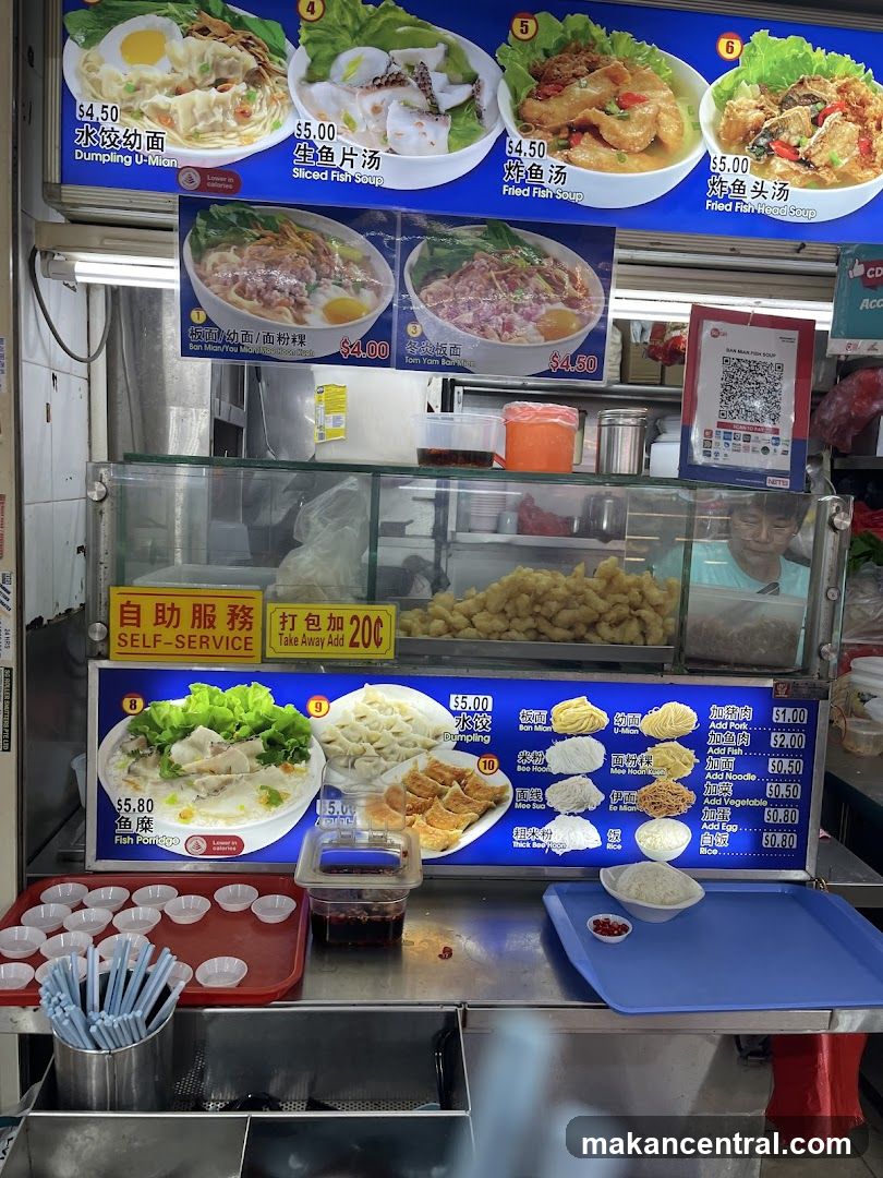 Ban Mian.Fish Soup