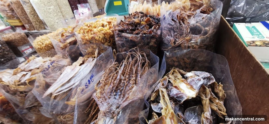 Dried Seafood Display
