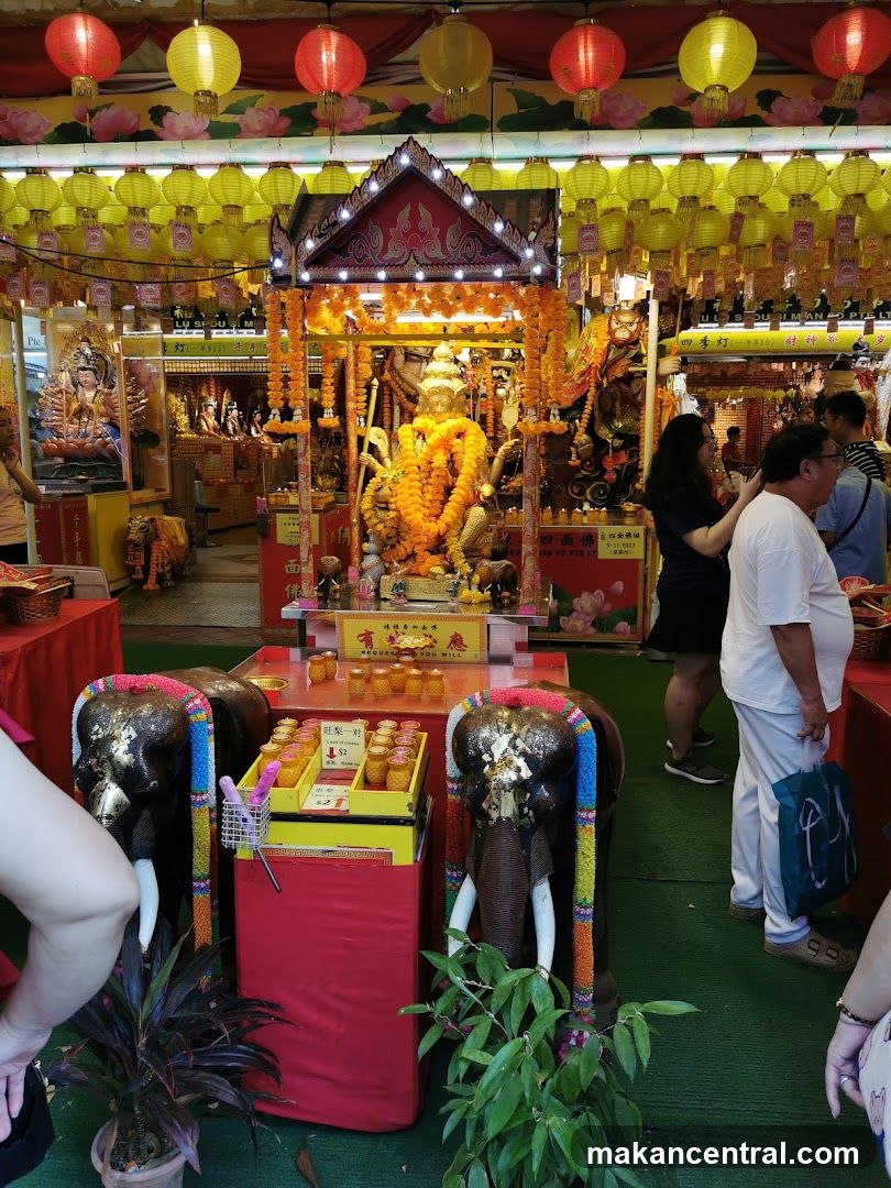 Temple Altar with Offerings