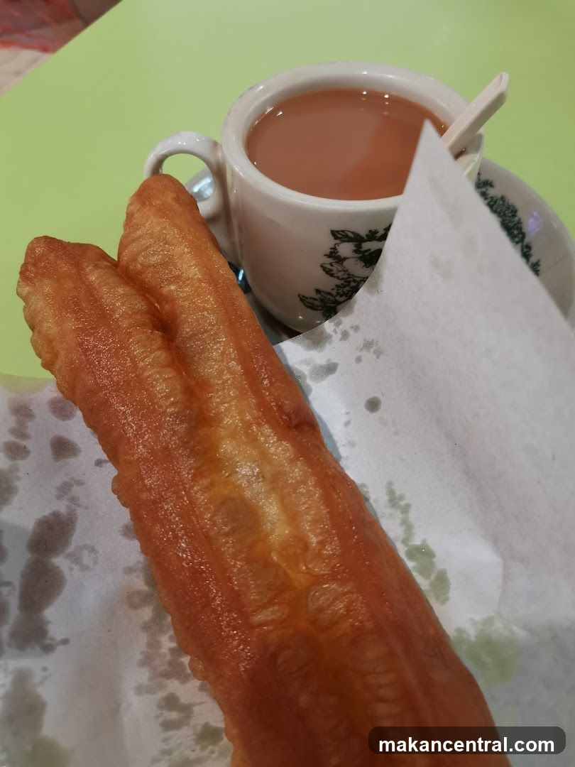 Fried Dough Stick and Milk Tea