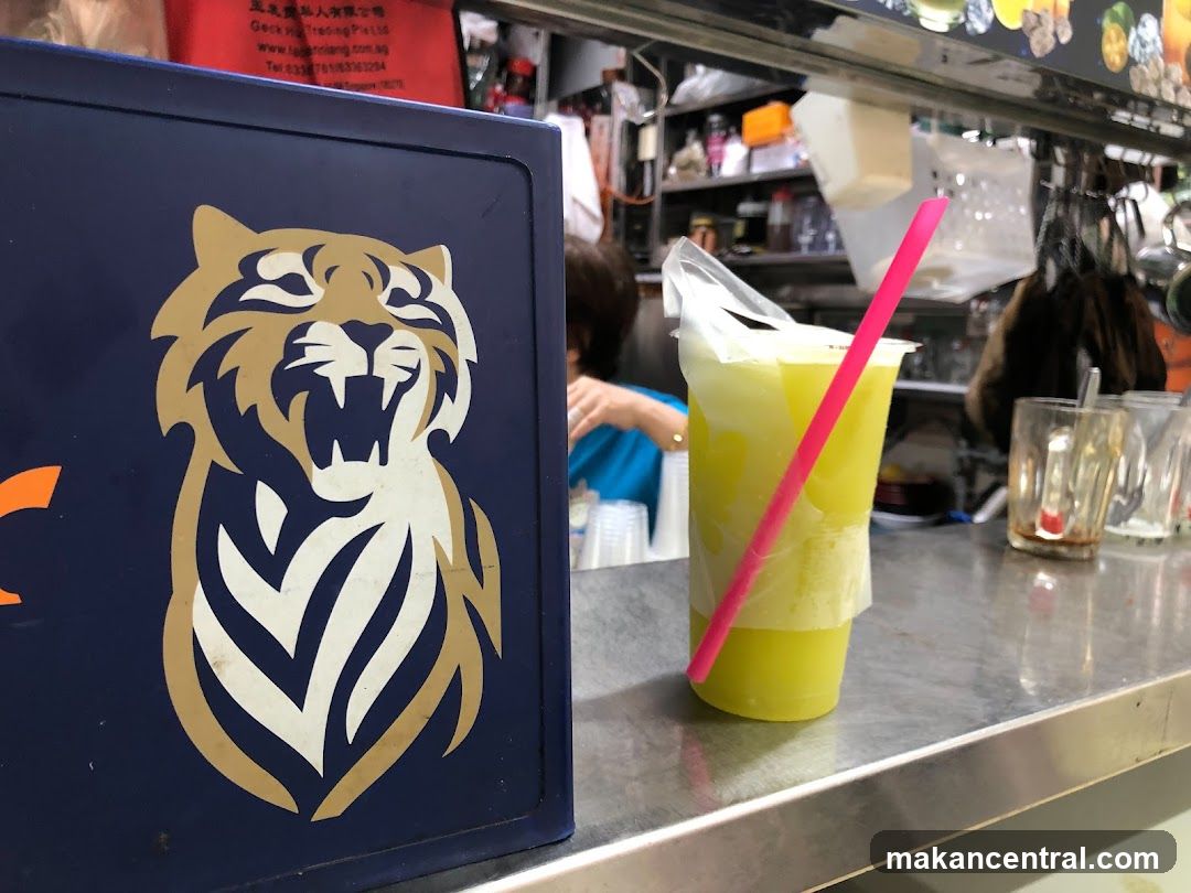 Tiger Logo and Drink