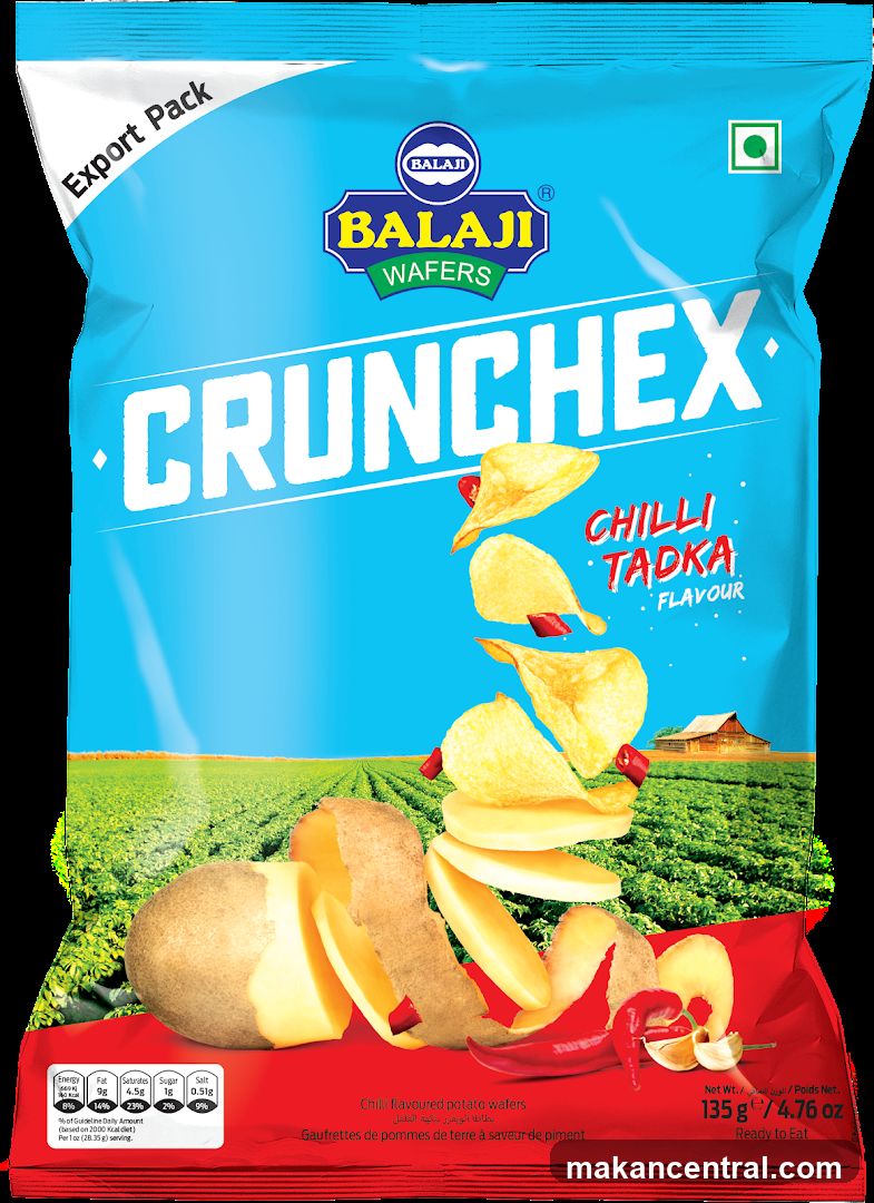 Balaji Wafers - Crunchex Chilli Tadka Flavour