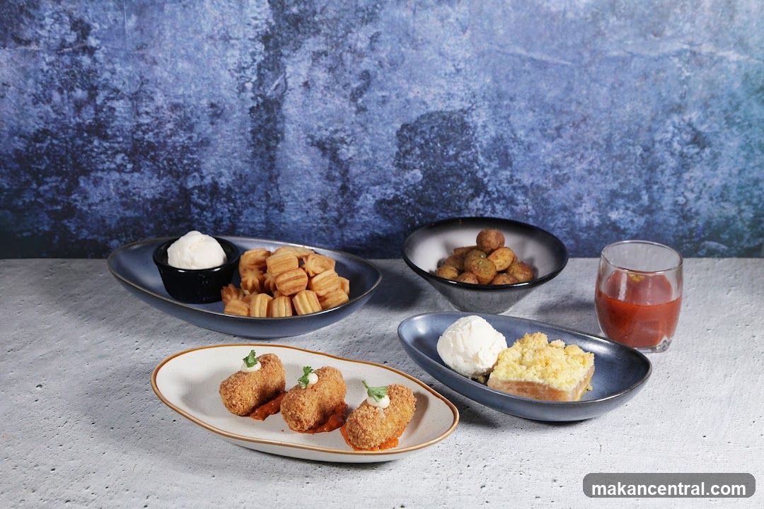 Assortment of Appetizers and Dessert