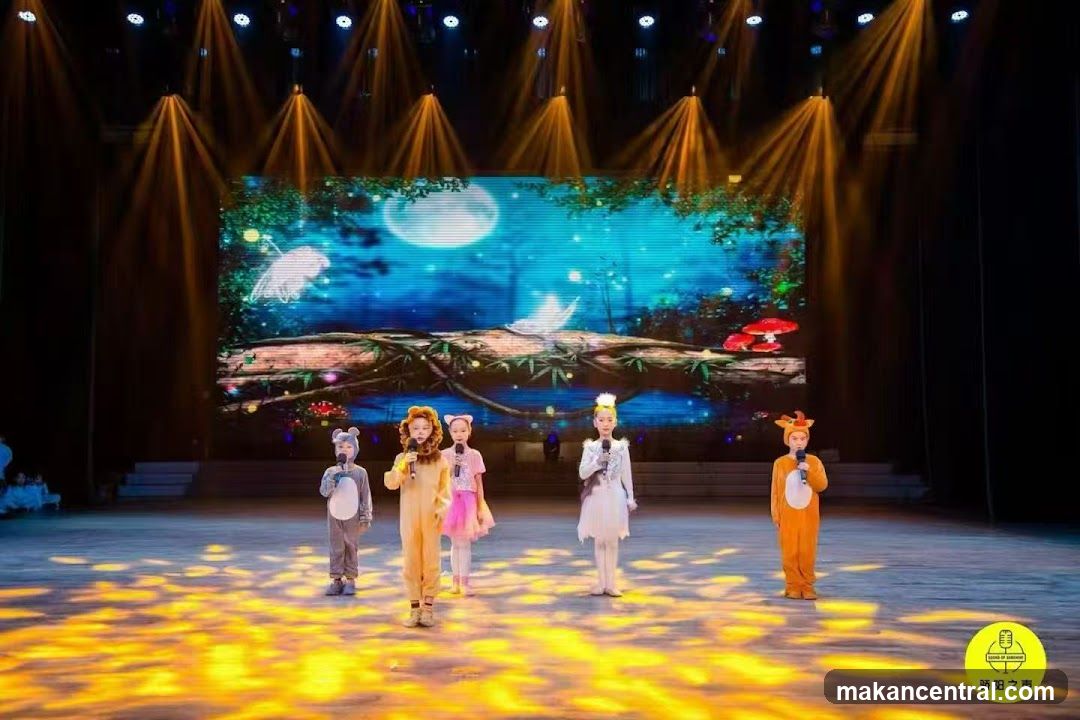 Children Performing on Stage