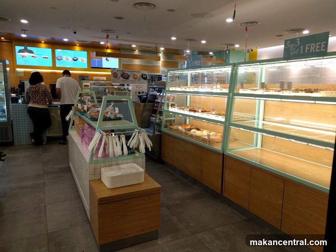 Bakery Interior with Display Cases
