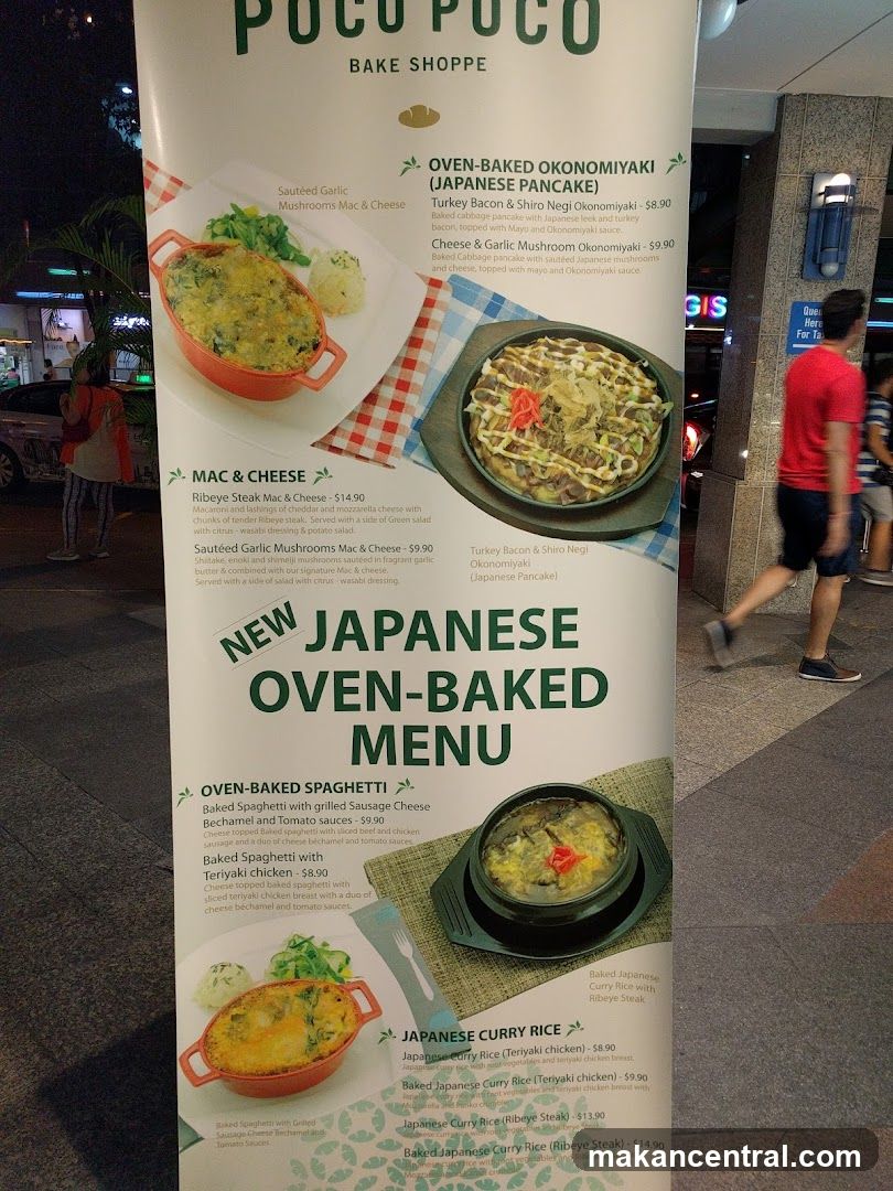 POCO POCO BAKE SHOPPE NEW JAPANESE OVEN-BAKED MENU