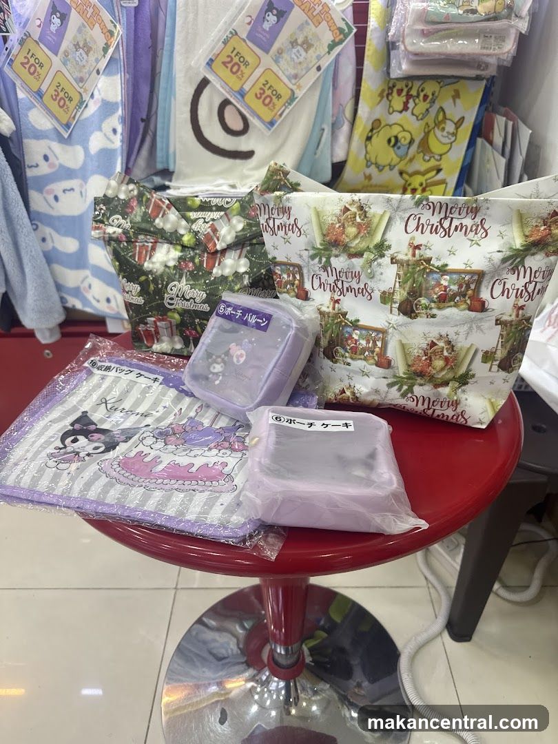 Christmas and character merchandise