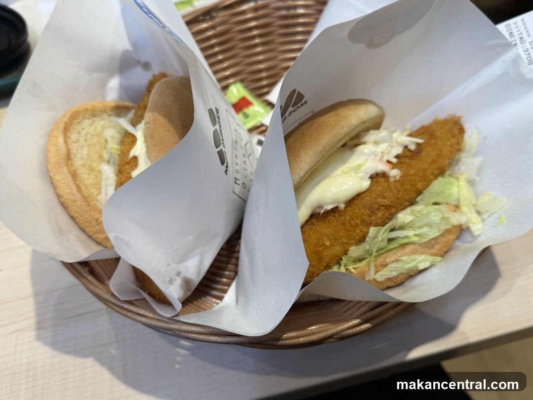 Two Burgers in a Basket