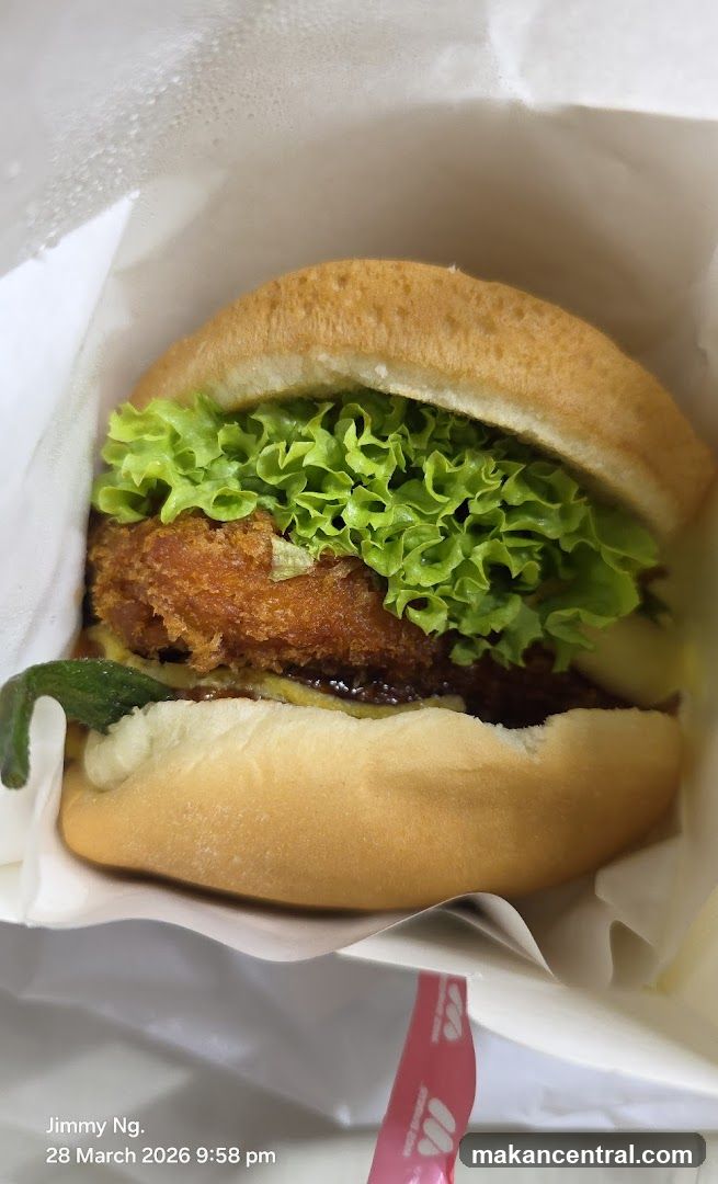 Burger in a wrapper