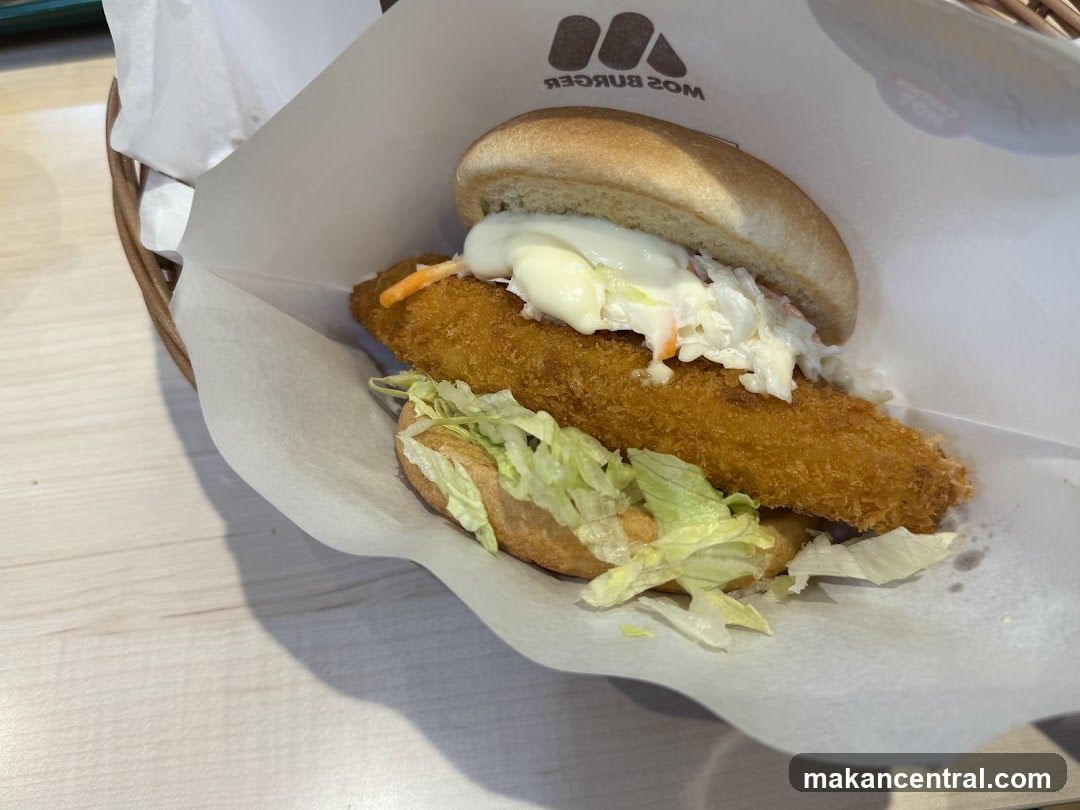 MOS Burger Fish Fillet Burger