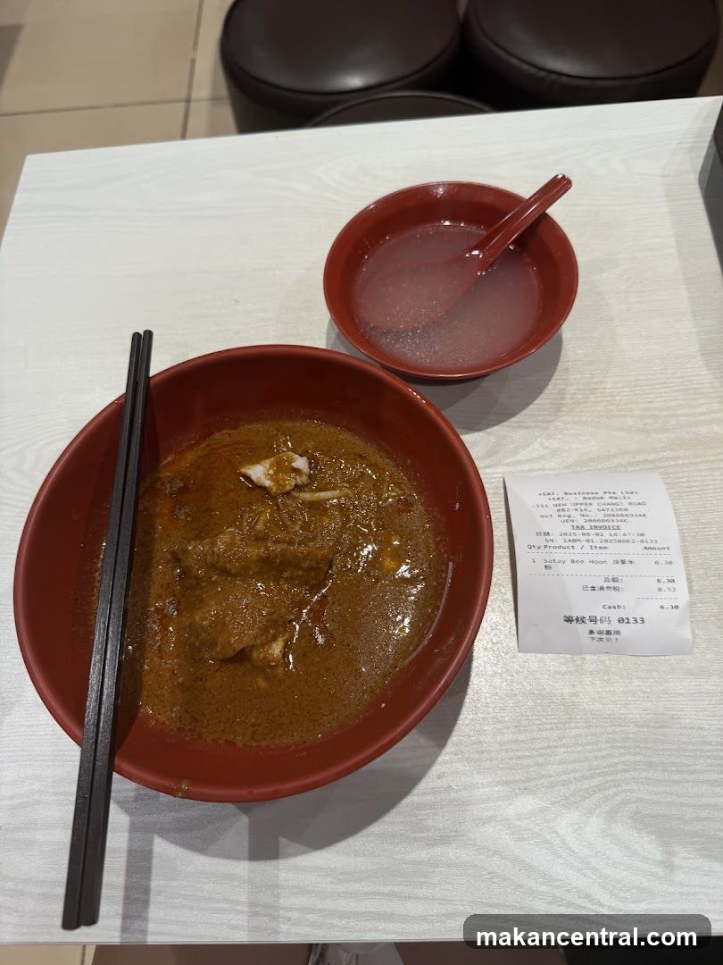 Curry Noodles and Drink