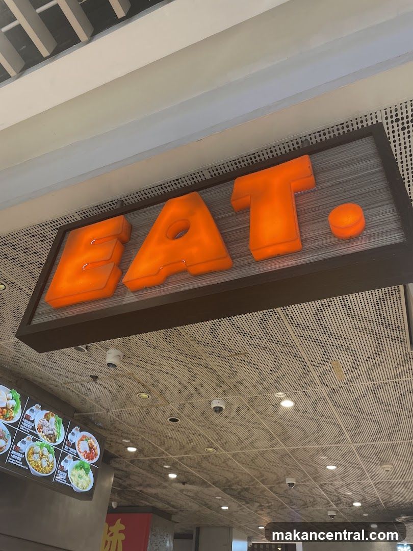 Illuminated "EAT" Sign