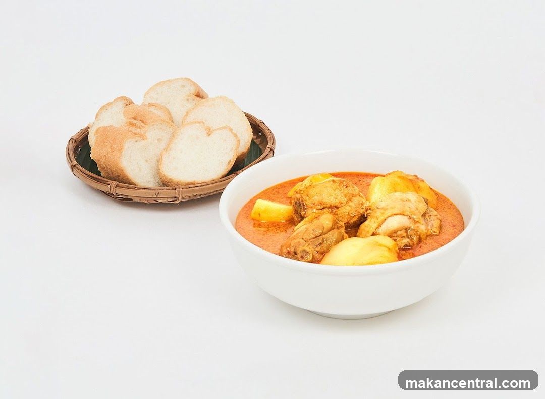 Chicken Curry with Bread