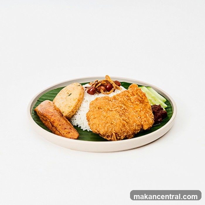 Fried Chicken Nasi Lemak
