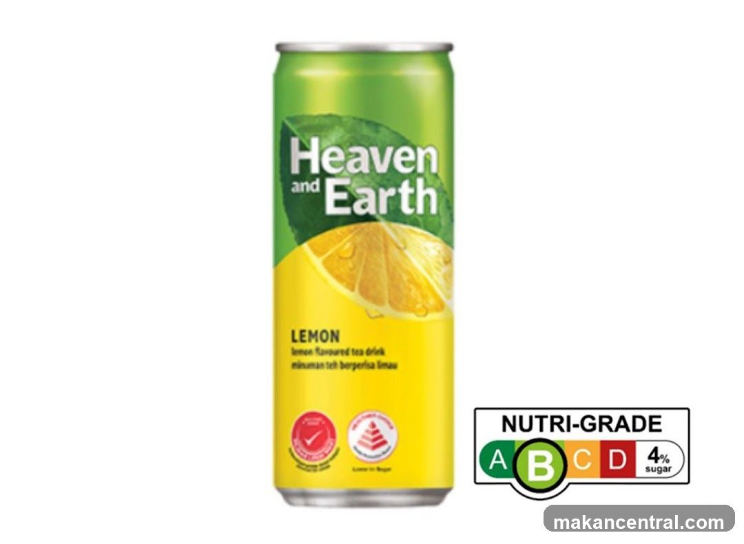 Heaven and Earth Lemon Flavoured Tea Drink