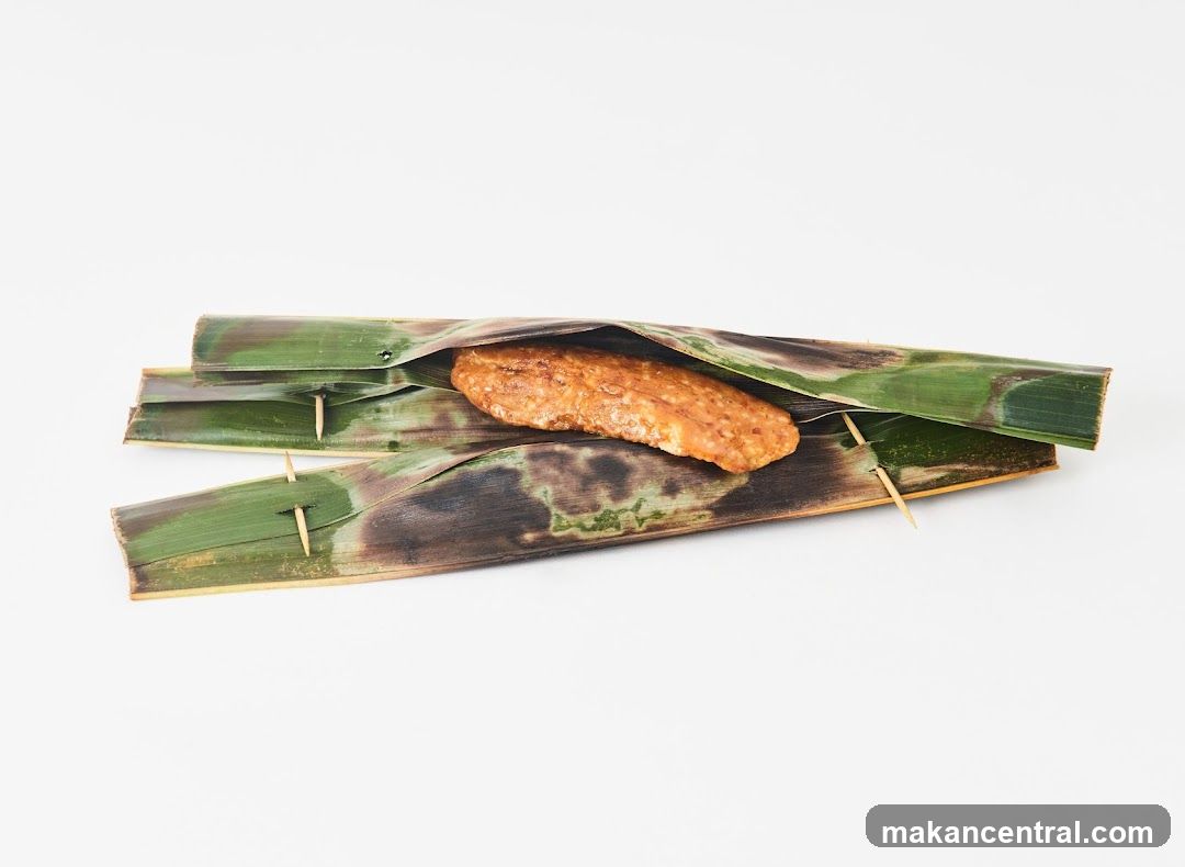Grilled Fish Cake Wrapped in Banana Leaf