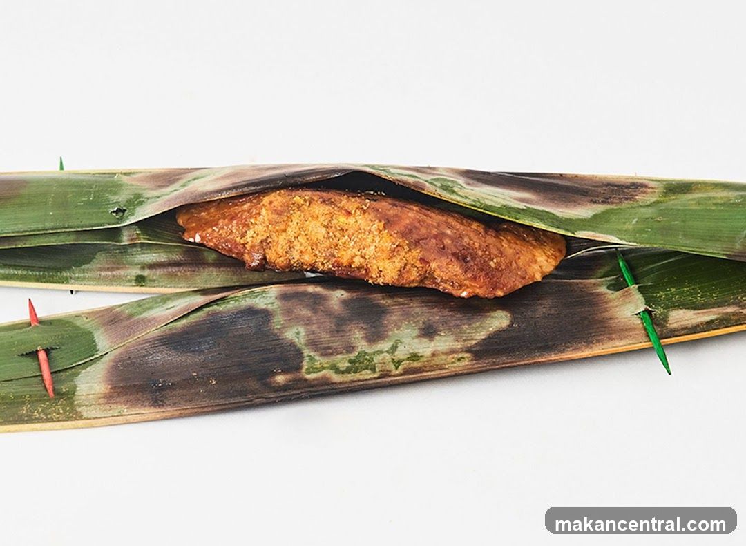 Grilled Food Wrapped in Leaves
