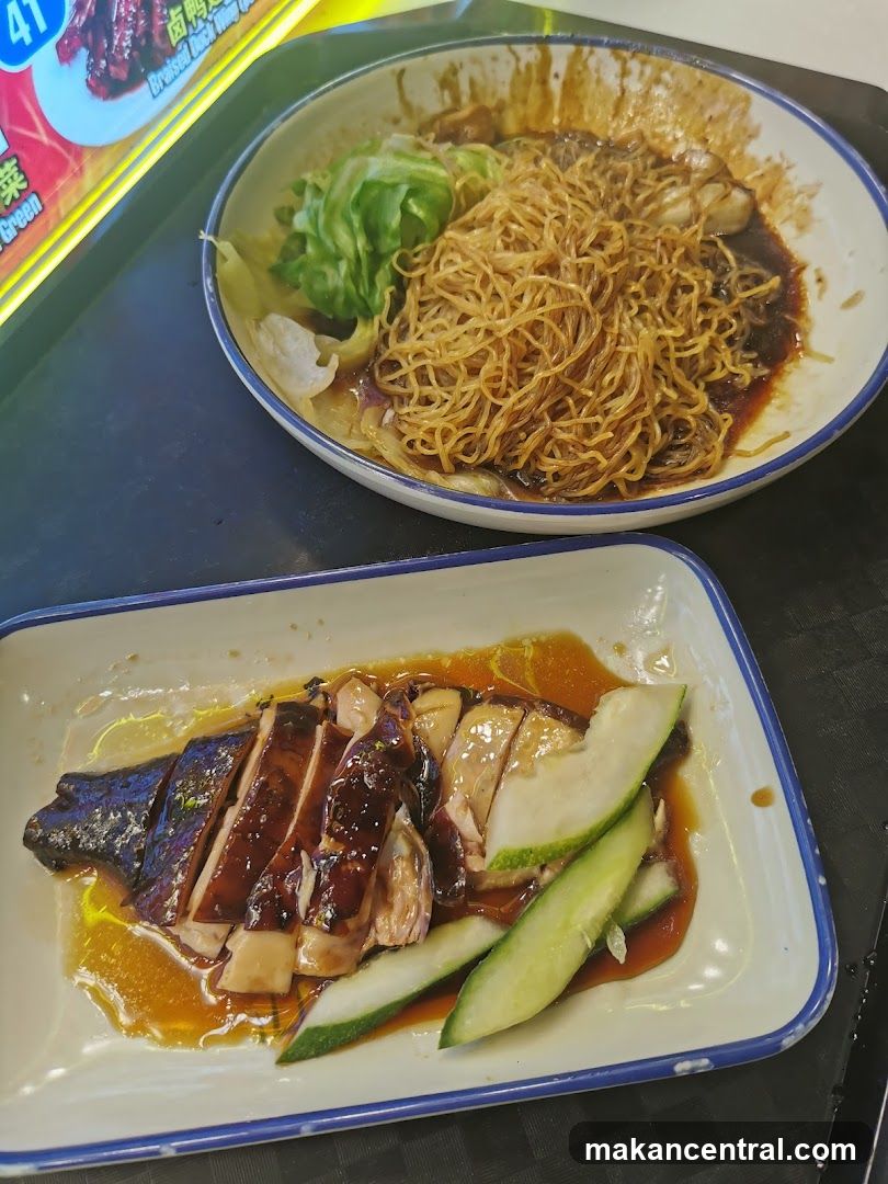 Hainanese Chicken Rice and Noodles