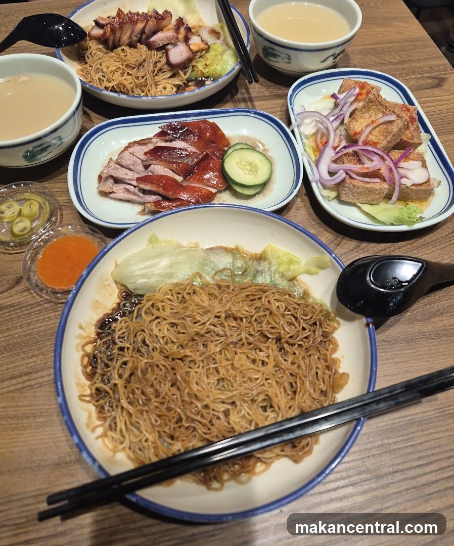 Noodles and Roasted Meats