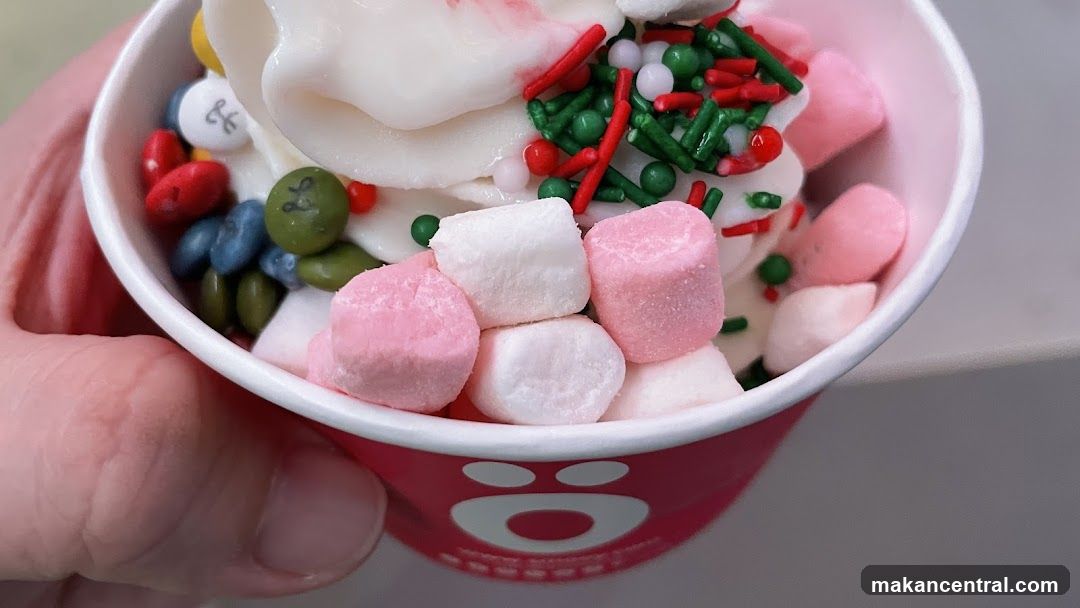 Frozen Yogurt with Toppings